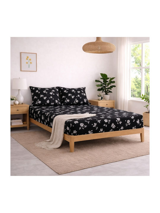 My Home Luxury Sheet Set with 2 Pillowcases Sup...