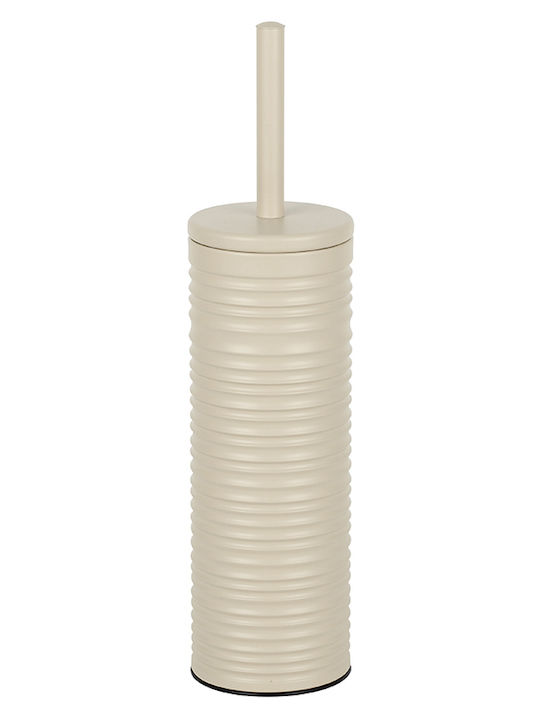 Cyclops Valley Metallic Toilet Brush Beige