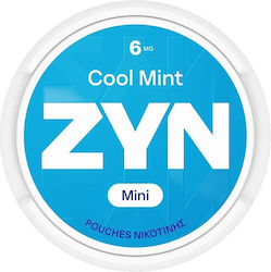 ZYN Mini Pouches Νικοτίνης 6mg με Γεύση Cool Mint