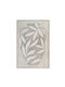 Inthebox Husk Decorative Painting Frame 82.6x4.3x122.6cm Canvas Beige White Ps 034666