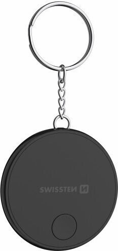 Swissten Find Tag Compatible with Apple Find My Black