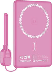 Nine A36 Plus 5000mAh 15W Ροζ Nine A36 Plus 5000mAh 15W Ροζ