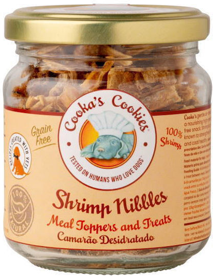 Cooka's Cookies Topper Dehydrated Shrimps Jar 30gr Monochrome