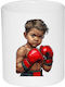 Ceramic Pencil Holder Multi Purpose Container Boxing Kids