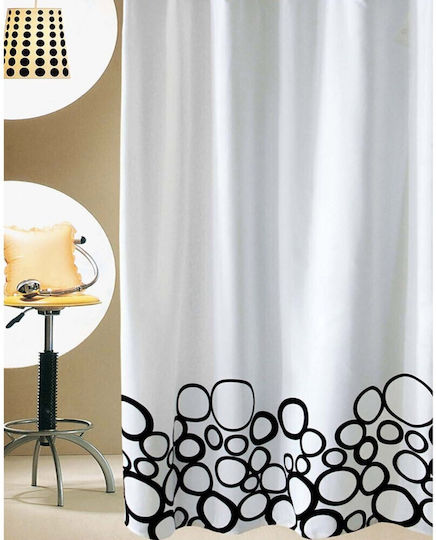 San Lorentzo Bubbles Hookless Душ завеса 240x180см