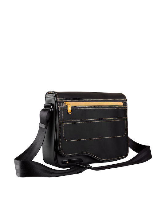 Be Z Le Reporter Shoulder Bag 10" Screen Reinforced Pockets Black