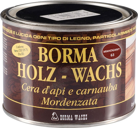 Φυσικό Κερί Παλαίωσης Πάστα 500ml Mahogany 62 Borma Wachs Holzwachs 0120mo