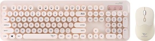 Jellybean A5000 Wireless Keyboard & Mouse Set English US Latte