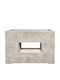 Marhome Ghiveci din Beton Bej 75x28x53.5εκ.