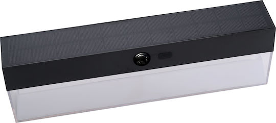 Powertech Solar Light 4W 500lm Warm White 3000K with Motion Sensor and Photocell IP54 30x5.55x9.03cm