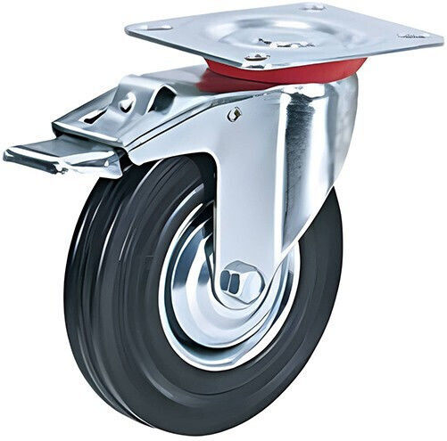 Agroequip 000117370001 Roată Rotativ cu Frână 85mm