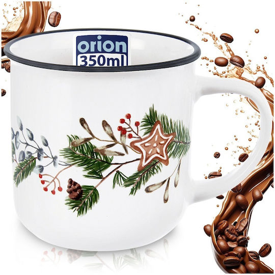 Orion Christmas Mug Ceramic Brown