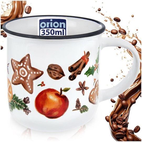 Orion Christmas Mug Ceramic Brown