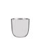 Mica Γλάστρα Πήλινη Silver 15x15x15.5εκ.