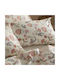 White Fabric Damour Kissenbezug-Set mit Umschlagumschlag White 50x70cm.