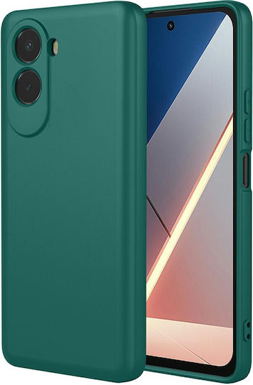 Тъмно Задна корица Силикон Зелен (Poco M7)