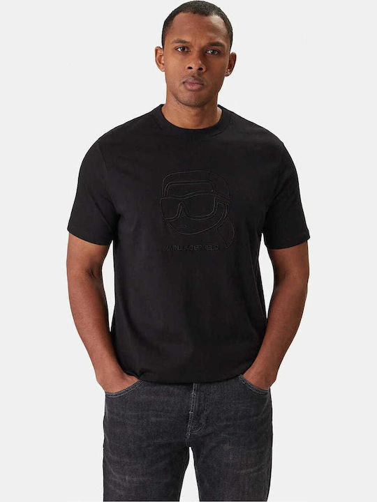 Karl Lagerfeld T-shirt Μαύρο