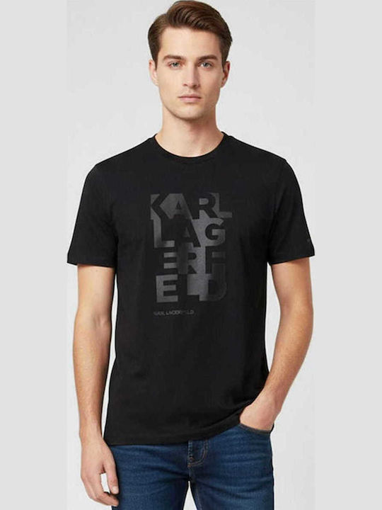 Karl Lagerfeld T-shirt Μαύρο