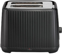 Mics MC02TB25G Φρυγανιέρα 2 Θέσεων 1150W Μαύρη