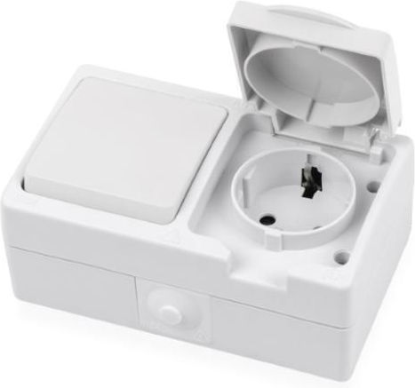 Lineme Power Socket White 1pcs