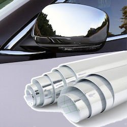 Set 2 Pieces Chrome Film Wrapping Mirrors Other Ornaments 25 X 25cm