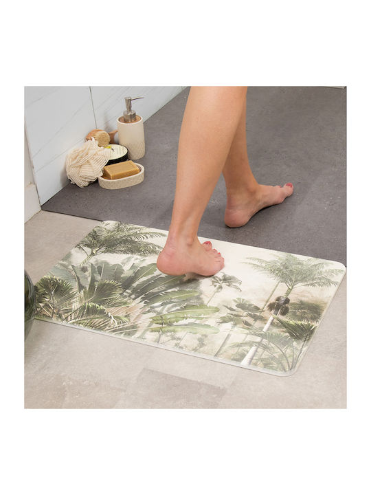 Non-Slip Bath Mat T-d Escape 7800776 Green 39x60cm