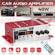 Mini Car Amplifier Stereo 12v 40w Fm Radio Usb Sd Card Reader Remote Control