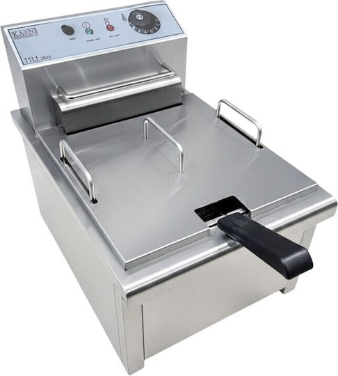 Karni Electric Fryer 7.5kW Capacity 11lt 32.5x43.5x33.5cm