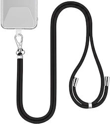 Jaym 150cm Nylon Nackenriemen Smartphone Universalhalter Schwarz