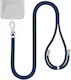 Jaym 150cm Nylon Neck Strap Smartphone Universal Mount Navy Blue