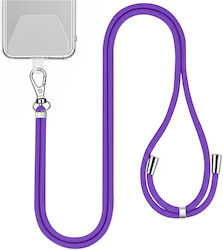 Jaym 150cm Nylon Nackenriemen Smartphone Universale Halter Lila