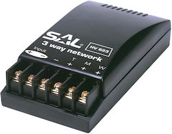 3-Wege-Frequenzfilter 4 Ohm 200W im schwarzen Kunststoffgehäuse