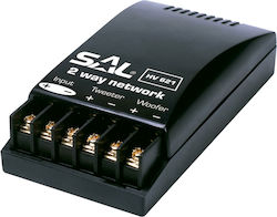 2-Wege-Frequenzfilter 4 Ohm 200W in schwarzem Kunststoffgehäuse