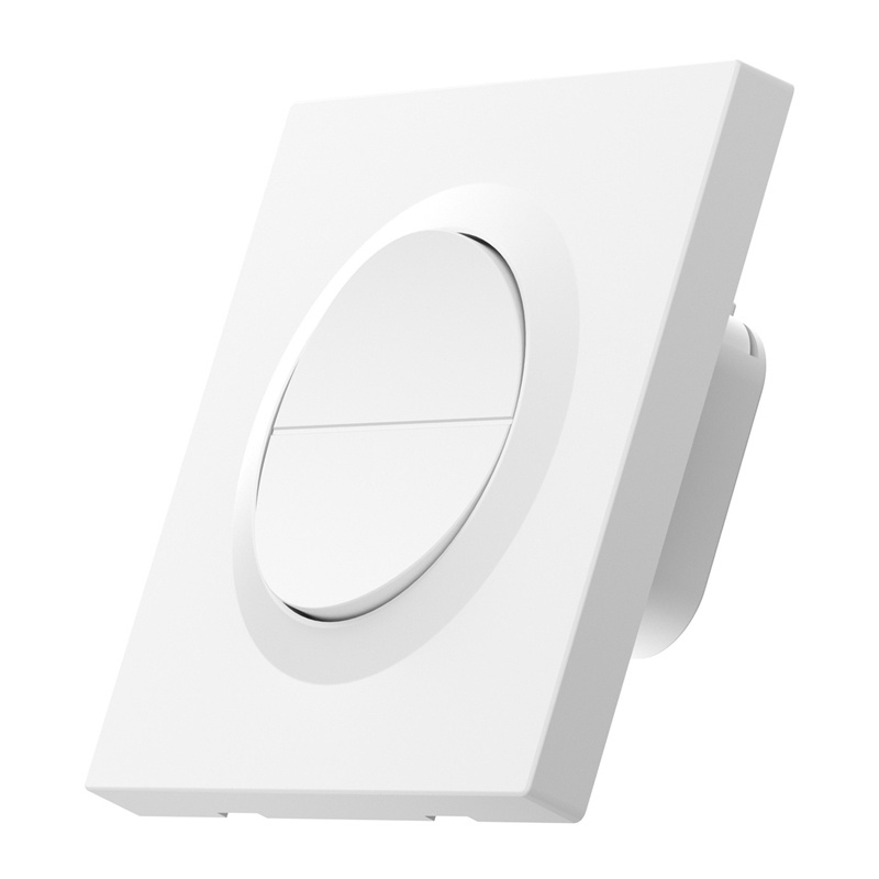 Sonoff Mini2gse Διακόπτης Τοίχου Wi-Fi Διπλός με Πλαίσιο Aller Retour Μελί