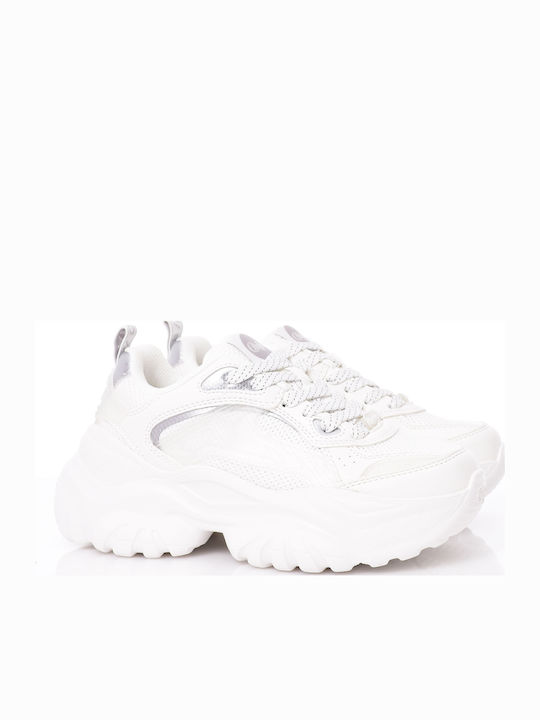 Buffalo Sneakers White