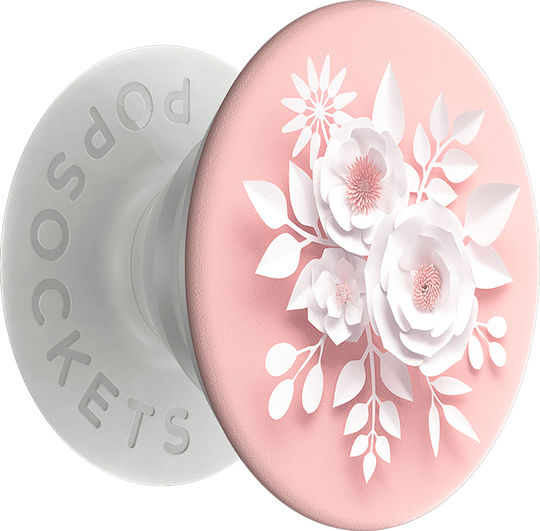 Popsockets Popgrip Stand Paper Flower Design Adhesive Stand Function Pink