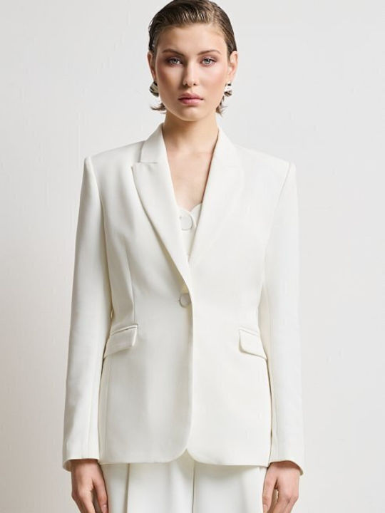 Desiree Lung Blazer pentru femei Sacou White