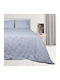 Epavlis Homeware 0401 Σετ Σεντόνια Διπλά με Λάστιχο 150x200+35εκ. Γκρι (4τμχ)