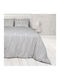 Epavlis Homeware 0404 Σετ Σεντόνια Μονά 160x270εκ. Γκρι (3τμχ)