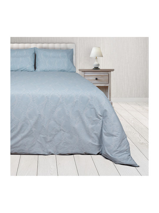 Epavlis Homeware 0403 Σετ Σεντόνια King Size 260x270εκ. Γαλάζιο (4τμχ)