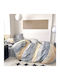 Epavlis Homeware Σετ Σεντόνια Υπέρδιπλα με Λάστιχο 160x200+25εκ. Πολύχρωμο (4τμχ)