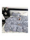 Epavlis Homeware 0810 Σετ Σεντόνια Υπέρδιπλα 230x260εκ. Γκρι (4τμχ)