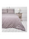 Epavlis Homeware 0402 Σετ Σεντόνια Υπέρδιπλα 230x270εκ. Ροζ (4τμχ)