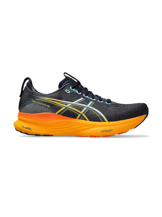 Gel-Kayano 32 Männliche Sportschuhe Laufen Navy / Orange