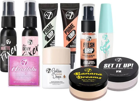 W7 Cosmetics The Ultimate Mini Collection Σετ Μακιγιάζ για Πρόσωπο & Μάτια 10τμχ