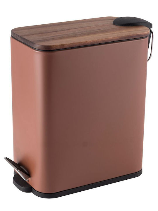 Set Bathroom Basket Rectangular Soft Close Amber 1989-1-1989-2 14x30x28 Cm Eurocasa