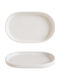 Bonna Servierplatte Oval aus Porzellan Weiß 1Stück