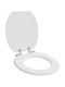 vidaXL Plastic Toilet Seat White 38cm