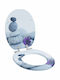 vidaXL Plastic Toilet Seat Gray 38cm