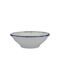 Kutahya Porselen Serving Bowl Round made of Porcelain Blue with Diameter 16cm 6pcs